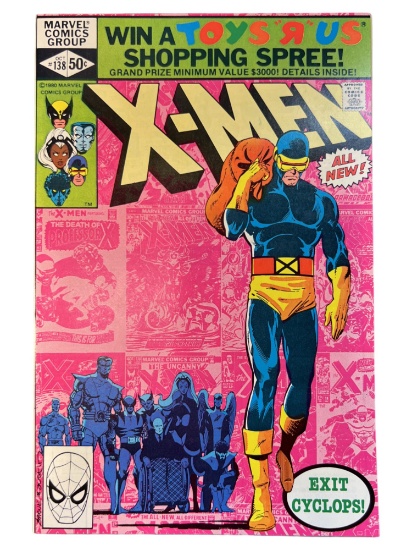 Uncanny X-Men #138 Cyclops Leaves 1980 Comic Book