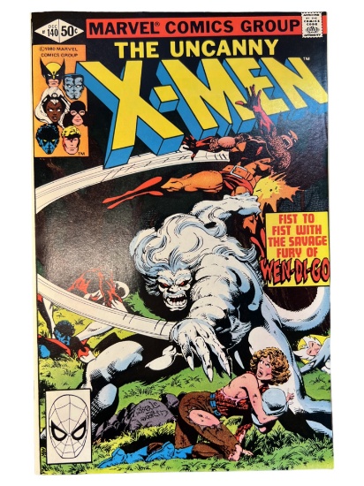 Uncanny X-Men #140 Wendigo App. Marvel Comic Book