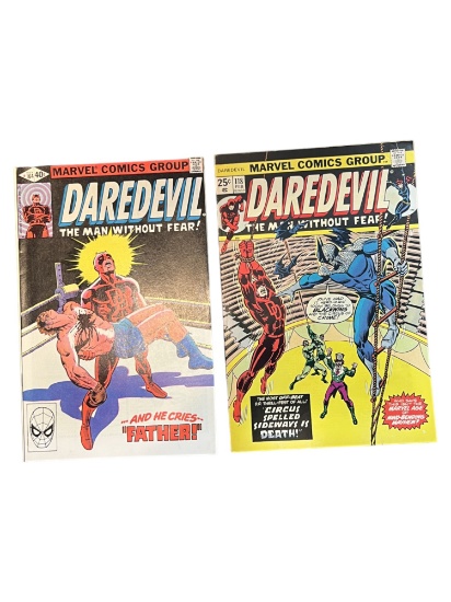 Daredevil #118 and #164 Marvel Comic Books