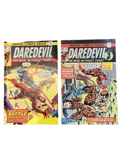 Daredevil #120 & #132 Marvel Comic Books