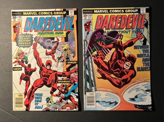 Daredevil #139 & #140 Marvel Comic Books