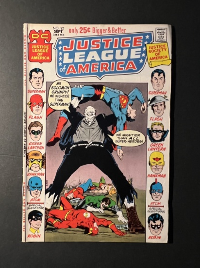 Justice League of America #92 DC Comic Book