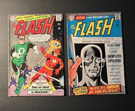 The Flash #167 & #168 DC Comic Books