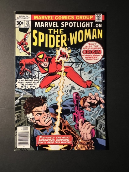 Marvel Spotlight #32 Marvel 1st App and Origin Spider-Woman 1977 Comic Book