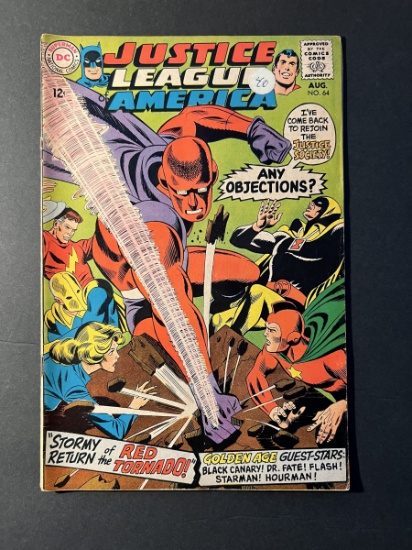 Justice League of America #64 Red Tornado Returns DC 1966 Comic Book