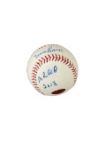 Ernie Banks Autographed Baseball 