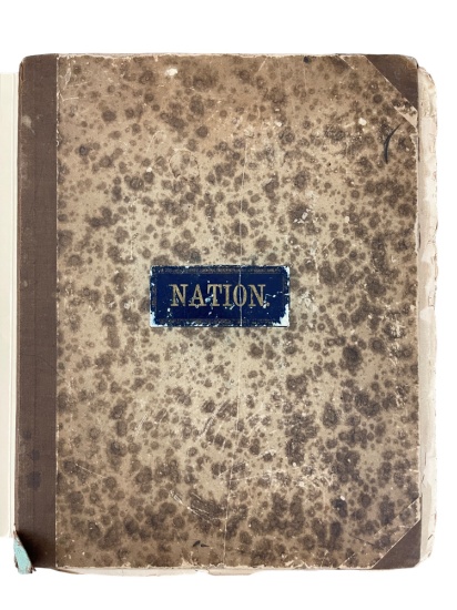 Vintage Antique 'The Nation' 1874 VOL.XVIII #444 Book