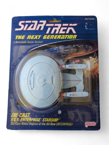 1988 Galoob Star Trek USS Enterprise die-cast ship