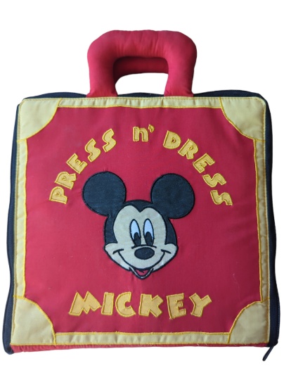 1993 Disney "Press N Dress Mickey" plush playset