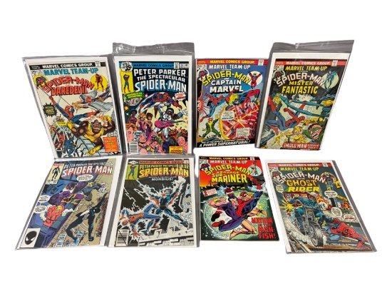 VINTAGE COMIC BOOK COLLECTION SPIDER-MAN LOT 10