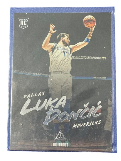 Luka DonÄiÄ‡ rookie card 2018 Panini