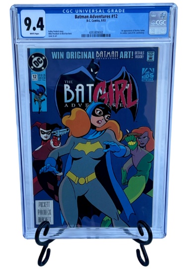 COMIC BOOK Batman Adventures #12 CGC 9.4 White Pages 1993 1st Appearance Harley Quinn