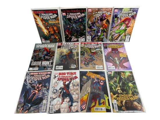 The Amazing Spiderman Marvel Comic Book Collection Lot of 12
