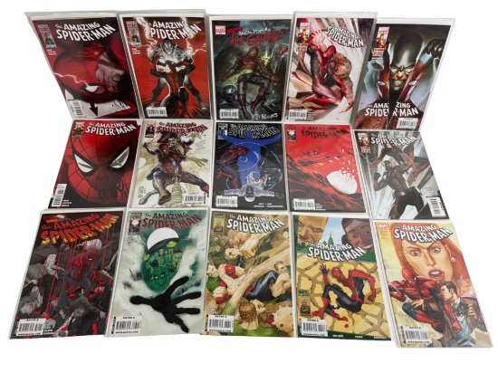 The Amazing Spiderman Marvel Comic Book Collection Lot of 15
