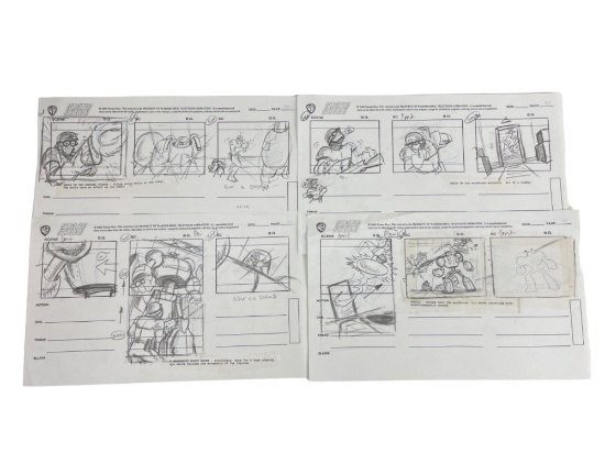 STATIC SHOCK Original Warner Bros Animation Storyboard Collection | Art ...