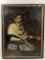 Antique Oil on Canvas - Cardinal of Nuoscaby by S Tom Cambi