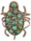 Vintage Native American Indian Navajo Sterling Silver Turquoise Cuff Bracelet
