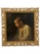 Filipp Andreevich Malyavin (Russian, 1869-1940) Antique Oil on Canvas Portrait of Child