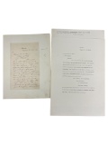 Alfred Pleasanton Civil War Autograph Letter Signed  Aug. 13, 1862 To General R.B. Marcy