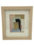 Kurt Schwitters (1887-1948)  - Paper Collage Signed Dated 46 in Pencil