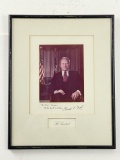 Gerald R. Ford US President Signed Original Photo to Phil Reagan