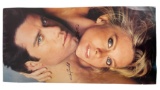 John Travolta and Olivia Newton movie Greece signed poster