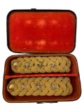 Original WWII Imperial Japanese Army Captain Officer Boxed Shoulder Boards