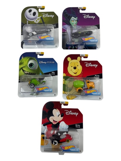 Hot Wheels Disney Assorted Car Toy Collection Lot