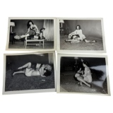 Vintage Original Bettie Page Photo Lot (4) â€“ Irving Klaw Production