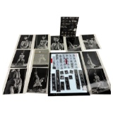 Original Vintage Nude Erotic& Burlesque Movie Photos Contact Sheets with Negatives â€“ Production Lo