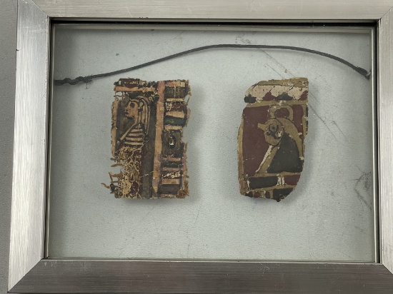 Ancient Egyptian Coptic Linen Textile Fragment