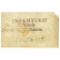 Antique French Infanterie Viande Ration Card