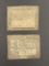 1775 & 1777 Two and Four Colonial Dollars