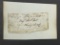 US Civial War Major General Chief of Cavalry George Stoneman 1822-1894 Cut Signature