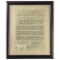 Wolfgang Amadeus Mozart (1756-1791) Signed Cut Signature W/ Music Notes