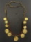 Ancient Islamic Tribal Coin Necklace Mixed Metal