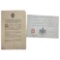 French Royal Decree Signed Document And British Travel Document for Mr. Fred Smith, Signed by Lord S
