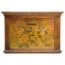 Vintage 1950's World Time Zone Illuminated World Time Clock