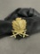 German Double Swords Oak Lef Knight Medal 800 Silver