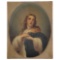 Antique Oil on Canvas Old Masters Style Portrait of Mary Madalene