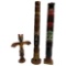 Native American Northwest Coast Wood Carved Totem Poles