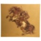 Umberto Romano, Man on Horseback Lithograph with Gouache Embellishment