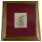 Charles Marion Russell (1864-1926) - Pencil Signed and Drawn Side Profile of Native American Indian