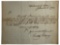 Timothy Pickery (1745-1829) - Former US Secretary of State Hand Written and Signed Letter 1796