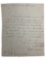 Edward Carrington (1748-1810) Lieutenant Colonel Revolutionary War Hand Written and Signed Letter to