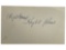 Right Revered Hugh F. Blunt Catholic Priest 1953 Cut Signature