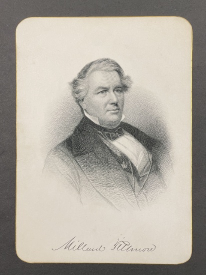 Millard Fillmore c. 1870 Engraving Portrait