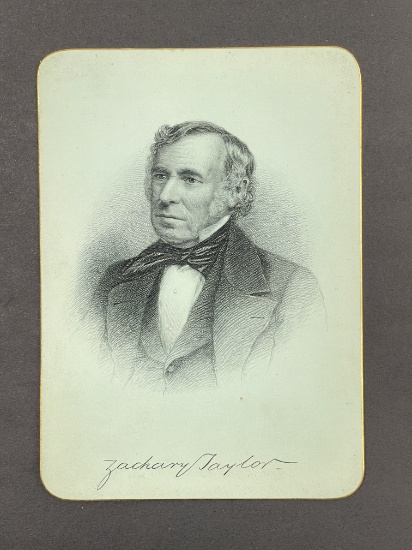 Zachary Taylor (12th US President) - Original Portrait Engraving