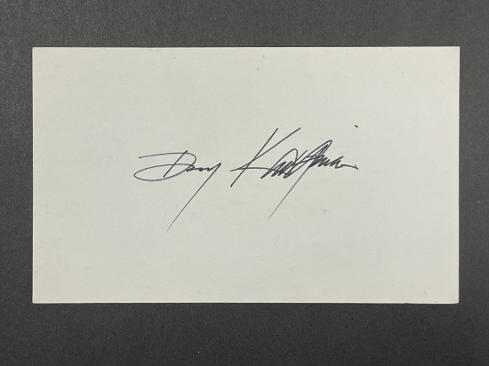 Dong Kingman (Chinese-American Artist, 1911-2000) Cut Signature