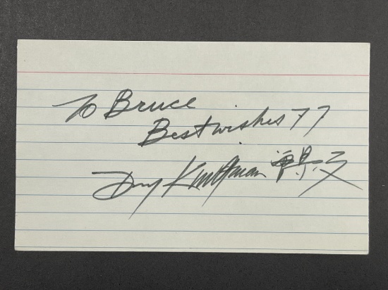 Dong Kingman (Chinese-American Artist, 1911-2000) Cut Signature